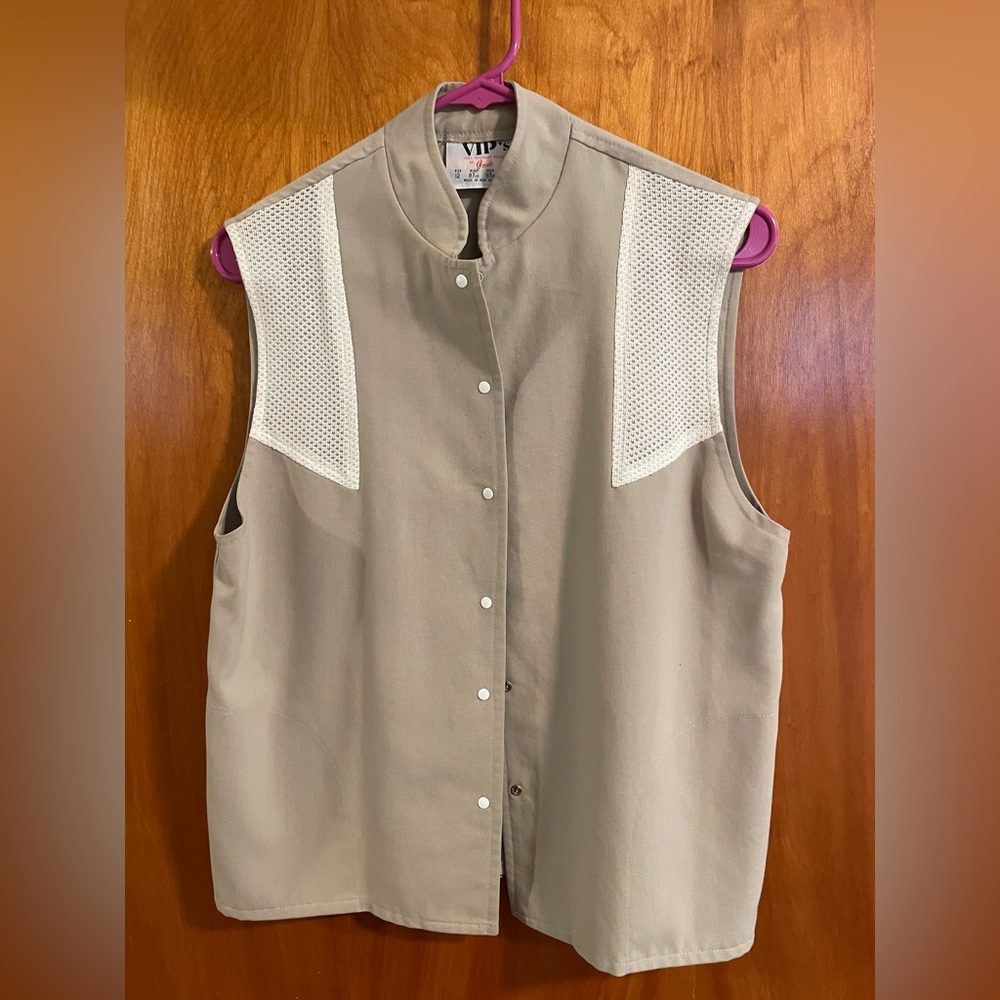 Vintage tan vest